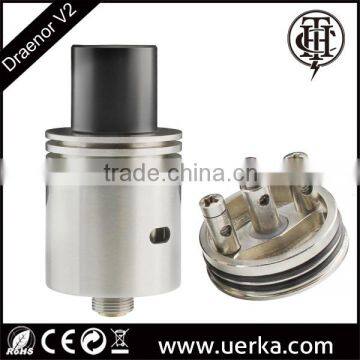 Original THC 510 thread rda atomizer, dual coil atomizer for 18350 18650 mod