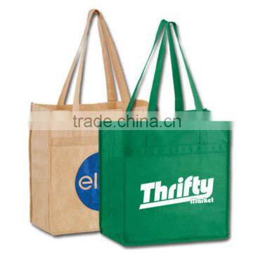 Hot sale recyclable pp non woven bag for grocery