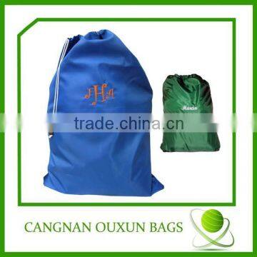 Hotel washable drawstring nylon laundry bags