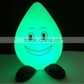 CE water drop shape OEM led night light