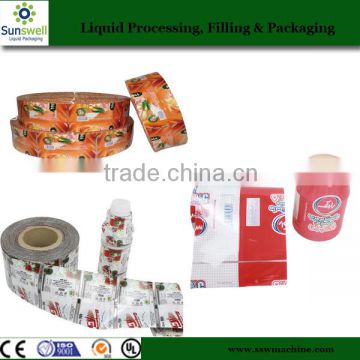 PVC shrink wrap label for bottle packag