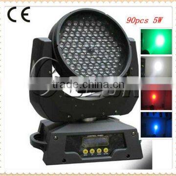 New 90*5W RGBW led moving head zoom professional lighting