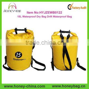 15L Waterproof Dry Bag Drift Waterproof Bag For Swimming Wear,Cellphone And Camara