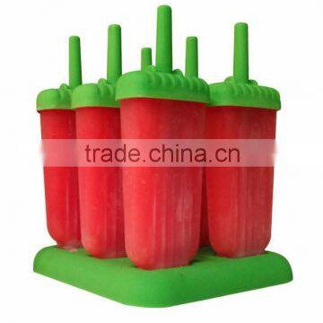 Groovy Ice Pop Molds, Spring Green - Set of 6 photo-4
