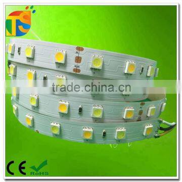 Flexible led strip light SMD 5050 30leds/m DC12v wam white