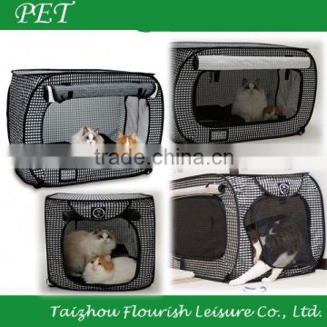 Foldable Ultra Light Cat Carrier with Safety Net