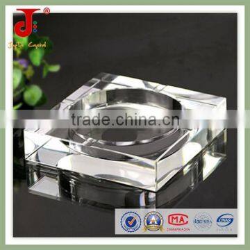 Clear Crystal Ashtray For Home Decoration K9 Clear Crystal Ashtray