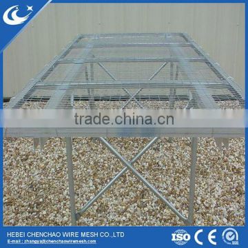 greenhouse metal mesh panel seedbed benches