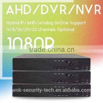 Vitevision rohs H.264 8ch 4ch 16 channel network AHD/Analog/IP firmware DVR 1080p