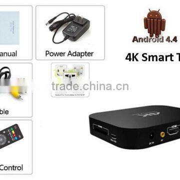 Android 4.4 TV box with Allwinner H3 Solution,install Google Play Store, Quad core KODI TV Box with free Add-ons