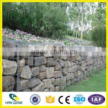 3mX1mX1m gabion box with 2 diaphrames with 80mmX100mm hexgaonal opening