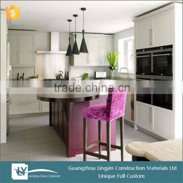 2015 modular white shaker wood carcass kitchen cabinets