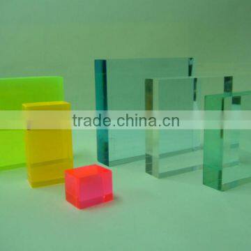 Manufacturing acrylic block frame