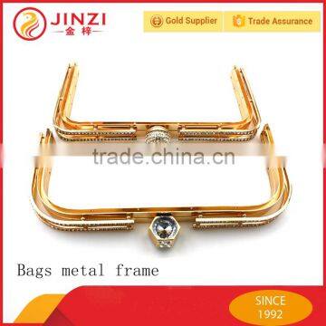 Luxury Style Clutch Bag Metal Frame for wallet