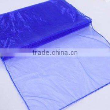 The cheap royal blue organza table runner