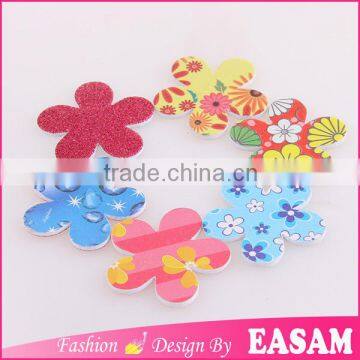 mini star flower shape nail file with many designs