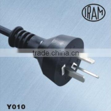 Argentine Style IRAM approved AC Power Cord/Cord set