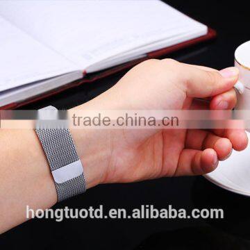 Black Sports Magnetic Stainless Steel Smar Watch Band Bracelet for Men and Women photo-3