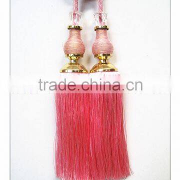 2013 new arrival magnetic curtain tiebacks, decorative tieback tassel, curtain tassel in curtain accessories
