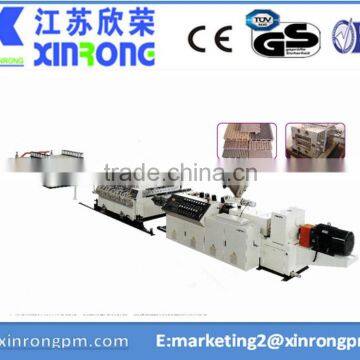 with high quality wood wpc pvc pe profile making machine