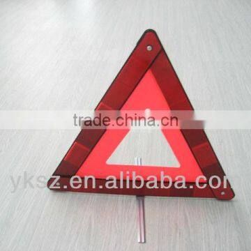 The most popular E-Mark safety reflector reflective traffic warning triangle reflector for car with EN ISO20471