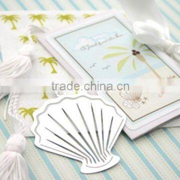 Wholesales Shell metal bookmark for gift