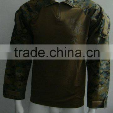 combat shirt digital woodland with frog logo