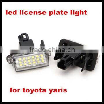 Car LED number plate light for toyota yaris camry licence plate light 12v white led license plate light