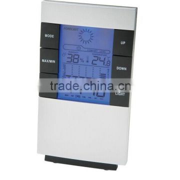 2016 hot sale weather station clock & forcast station clock