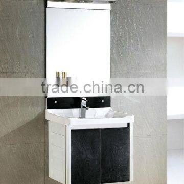 Alloy wholesale wall single sink luxury bathroom mirror hotel cabinet