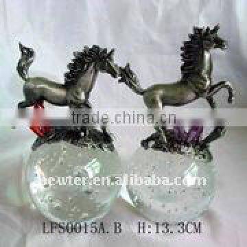 2012 crafts unicorn statue on crystal ball