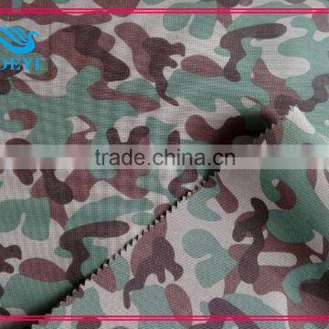 factory price 100% polyester camouflage design military and outdoor waterproof fabric for tent in Hangzhou