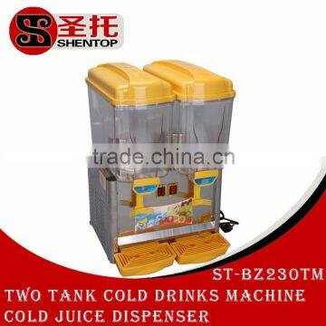 ShenTop ST-BZ230TM Commercial Two Tank Cold and Hot Drinks Making Machine Cold and Hot Juice Dispenser Beverage Maker