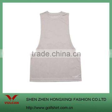 Hot Selling Dry Fit Moisture Wicking Muscle men Tank Top gray color