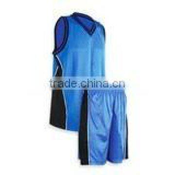 Blue / Black colors Basket Ball Uniform