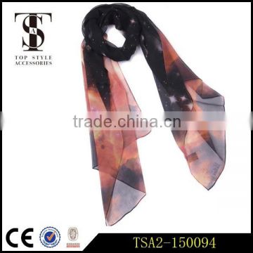 colorful elegant 100 pure silk scarves digital print custom design silk scarf