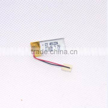 3.7v li-ion polymer battery 451224-90mah MSDS/KC certification li-polymer battery 3.7v with 320mah                        
                                                Quality Choice