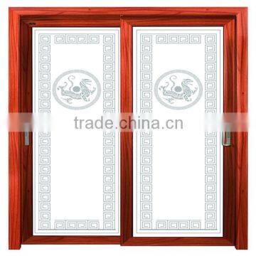 Guangdong manufacturer aluminum door power coated hanging door glass sliding door