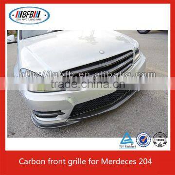 CARBON FRONT RADIATOR GRILLE GRILL Fit for 2010-12 Mercedes W204