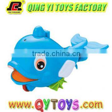 Funny pull cord amphibious promotional toy