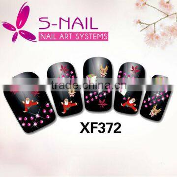 2016 fashionable Eco-friendly merry christmas nail art 3D stickers