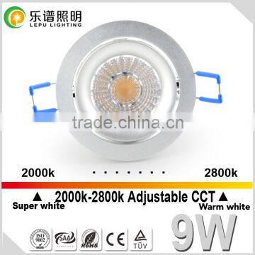 Sunset Dimmable High Cri88 2000k to 2800k Warm White Ultra Thin Led Downlight Direct sz Manufacture Price photo-2