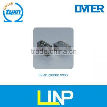 PCB Modular Jack with Dust Proof Shutter Surlink