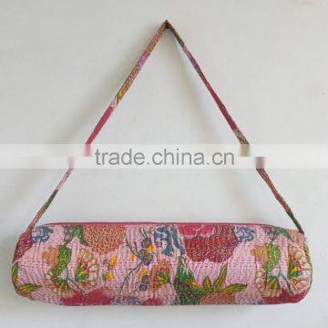 Yoga Tote Bag Yoga Mat Bag Yoga Bag Hippie Cross Body Bag Kantha Bag Unisex Bag Satchel Shoulder Bag Traditional Yoga Bag photo-2