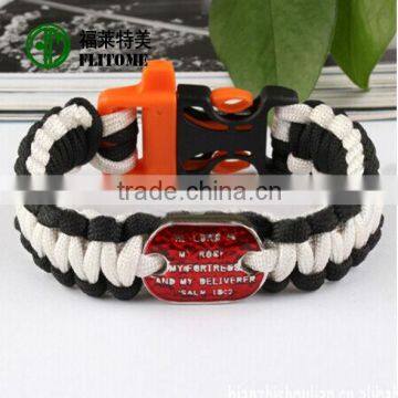 metal tag survival military bracelets