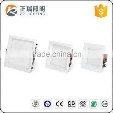 IP 22 Aluminum Lamp Body Antiglare 5 Years Warranty Recessed Square SMD LED Downlight photo-6