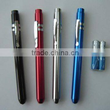 Plastic Led Flashlight Pen With Blink