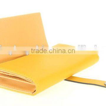Purse High Quality PU Bright Yellow Wallet photo-3