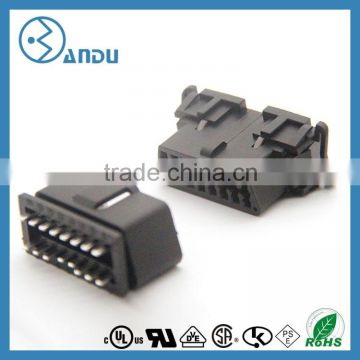 obd case for diagnostic plastic housing obd2 enclosure with 16 pins