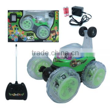 Cheap Ben 10 with light and music 5CH r/c stunt car